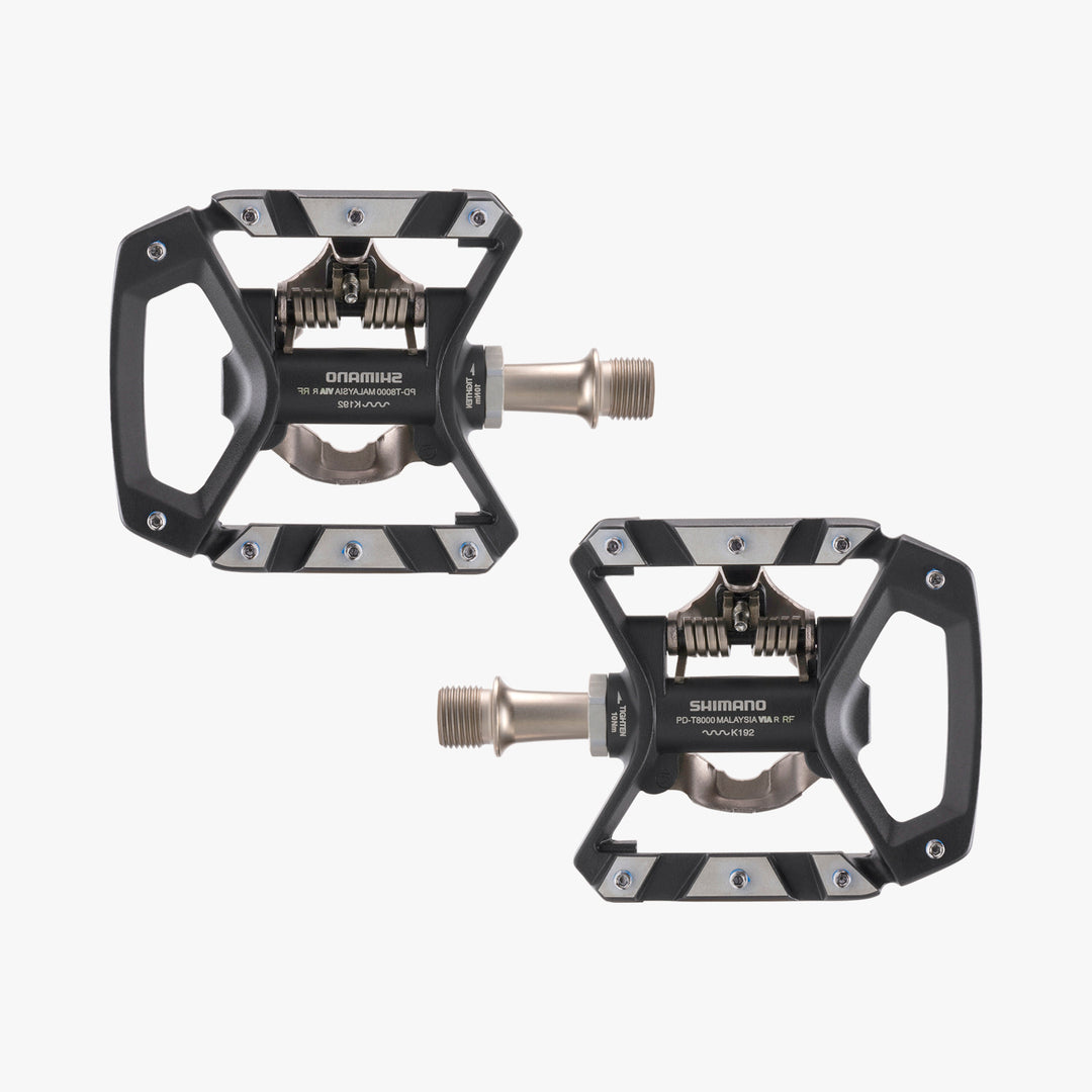 shimano xt trekking pedale PD-T8000 Pedal Deck and logo color:Light blue Biker Garderobe 2 Regale size-2x designed trail pedal for