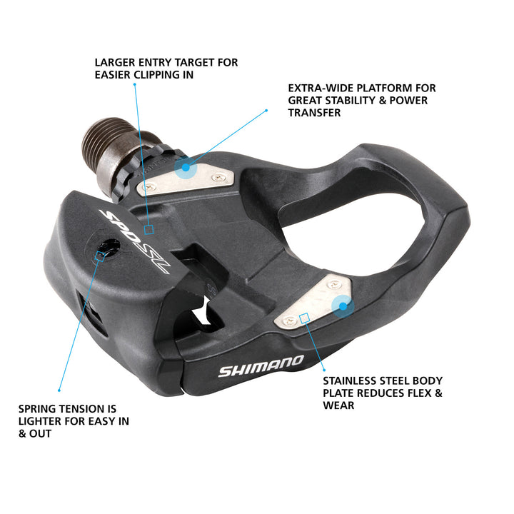 SHIMANO PD-RS500 SPD-SLペダル Shimano PD-RS500 SPD-SL Pedals | Ride Shimano Canada