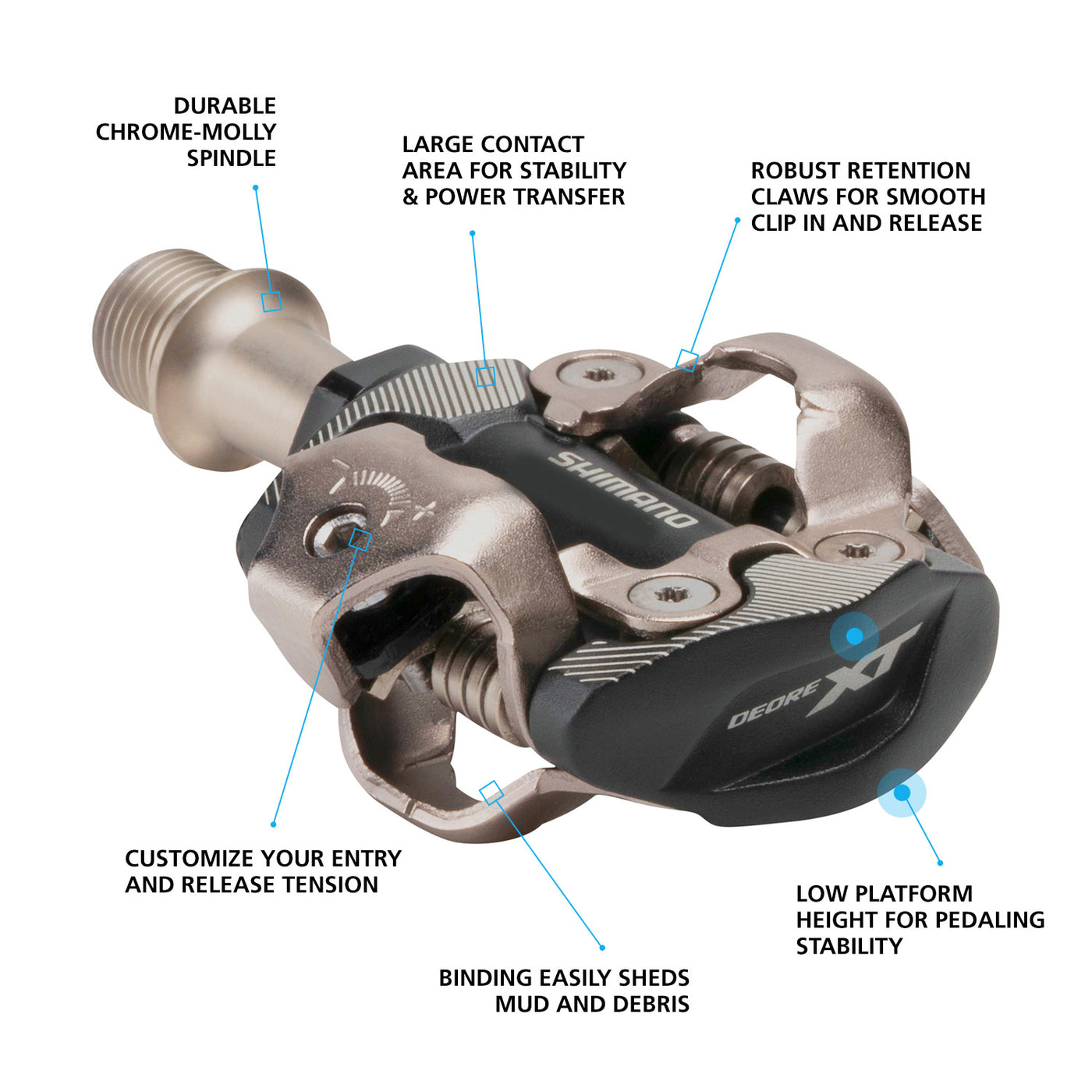 PD-M8100 Deore XT Pedal | Ride Shimano Canada